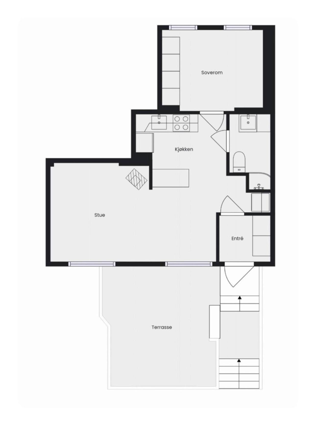 Apartment Walking Distance To Center With Private Parking Bergen
